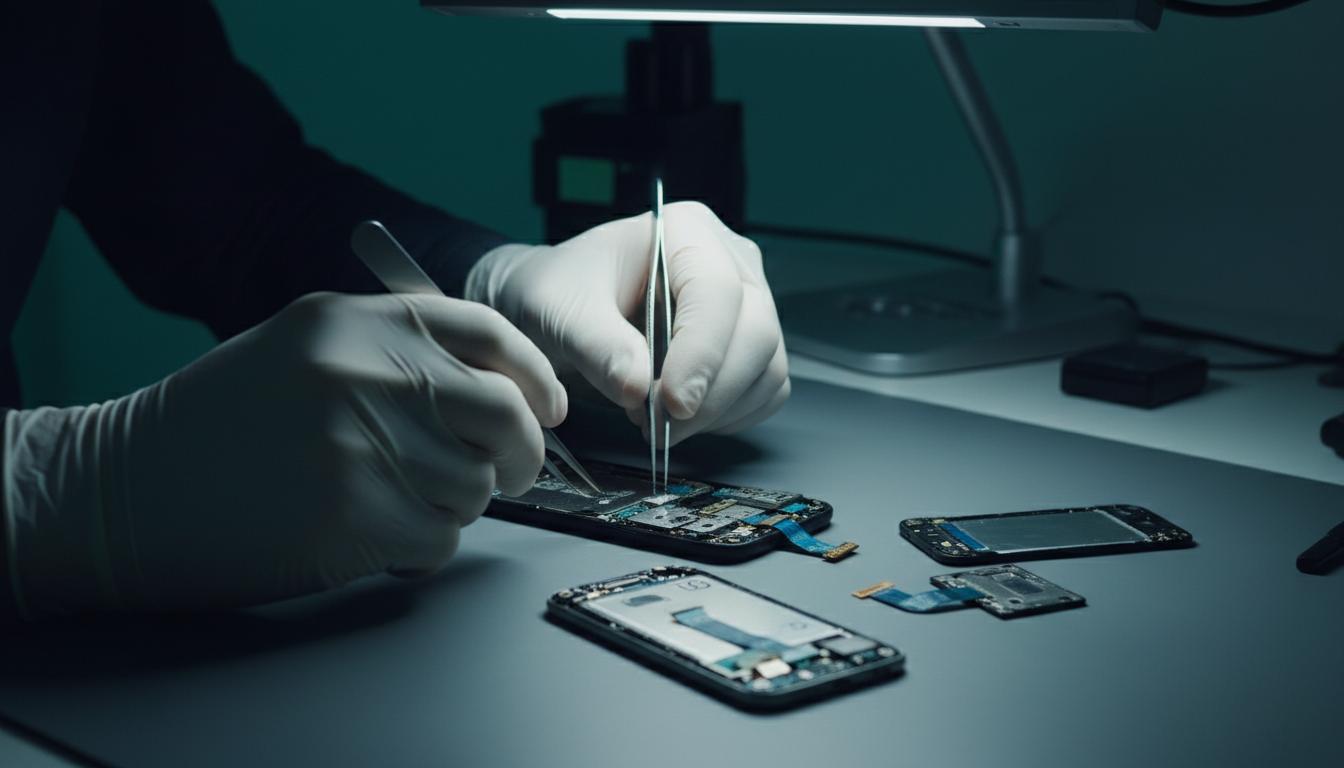 Phone repair technician